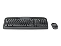 Logitech Wireless Combo MK330 - Sats med tangentbord och mus - trådlös - 2.4 GHz - QWERTY - nordisk - svart 920-003982