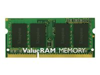 Kingston ValueRAM - DDR3L - modul - 4 GB - SO DIMM 204-pin - 1600 MT/s / PC3-12800 - CL11 - 1.35 V - ej buffrad - icke ECC KVR16LS11/4