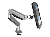 Compulocks Surface Pro 8-10 Space Enclosure Articulating Arm Mount Black - Monteringssats (VSA-adapter, hölje, vridbar arm, montering på skrivbord) - justerbar arm - för surfplatta - låsbar - höggradig aluminium - svart, silver - skärmstorlek: 13" - för Microsoft Surface Pro 8, Pro 9 660REACH580SPSB