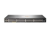 HPE Aruba 2930F 48G PoE+ 4SFP+ - Switch - L3 - Administrerad - 48 x 10/100/1000 (PoE+) + 4 x 1 gigabit/10 gigabit SFP+ (upplänk) - rackmonterbar - PoE+ (370 W) JL256A#ABB