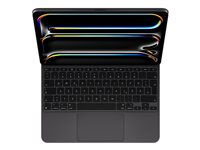Apple Magic Keyboard - Tangentbord och foliefodral - med pekdyna - bakgrundsbelyst - Apple Smart connector - QWERTZ - tysk - svart - för Apple 13-inch iPad Pro M4 Wi-Fi, M4 Wi-Fi + Cellular MWR53D/A