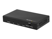 StarTech.com HDMI-splitter med 2 portar - 60Hz - Video/audiosplitter - 2 x HDMI - skrivbordsmodell - för P/N: ST121HD20FXA ST122HD202