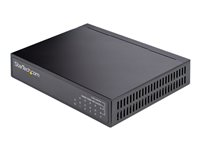 StarTech.com Ohanterad 2.5G-switch - Gigabit-switch med 5 portar - 2,5GBASE-T Ethernet-switch utan förvaltning - Ethernet-splitter - DIN-skena eller väggmontering - Multi-Gigabit - Auto-MDIX - 9K Jumbo - Switch - ohanterad - 5 x 10/100/1000/2.5G - skrivbordsmodell, väggmonterbar - Likström DS52000