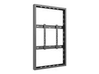 Multibrackets M Pro Series - Hölje - låg profil - för LCD-panel för digital skyltning - medium - låsbar - stål - svart - skärmstorlek: 55" - väggmonterbar 7350105211188
