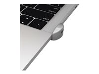 Compulocks Ledge Lock Adapter for MacBook Pro with Touch Bar 13" & 15" and Keyed Cable Lock - Adapter för säkerhetslåsurtag - silver - för Apple MacBook Pro with Touch Bar 13.3" 4x Thunderbolt 3 (Late 2016, Mid 2017, Mid 2018, Mid 2019, Early 2020); MacBook Pro with Touch Bar 15.4" (Late 2016, Mid 2017, Mid 2018, Mid 2019) MBPRLDGTB01