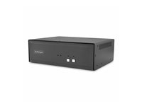 Startech - Omkopplare för tangentbord/video/mus/ljud/USB - 2 x KVM/ljud/USB - 1 lokal användare - skrivbordsmodell - TAA-kompatibel CK4-PM202C