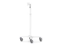 Compulocks Medical Rolling Cart Extended - VESA Compatible - Vagn - för LCD-display - medicinsk - vit - skärmstorlek: upp till 15 tum - för Compulocks Medical Rolling Cart Extended - VESA Compatible MCRSTDEXW