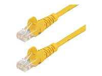 StarTech.com Cat5e patchkabel med hakfria RJ45-kontakter ? 3 m, gul - Patch-kabel - RJ-45 (hane) till RJ-45 (hane) - 3 m - UTP - CAT 5e - formpressad, hakfri - gul 45PAT3MYL