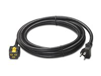 APC - Strömkabel - NEMA 5-20 (hane) till IEC 60320 C19 - AC 120 V - 20 A - 3 m - svart - för P/N: SMT2200I-AR, SMT2200R2I-AR, SMT3000I-AR, SMT3000R2I-AR, SMX2KR2UNCX145 AP8751