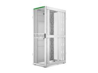 APC NetShelter SX Gen 2 - Rack skåp - 2258 H x 750 B x 1200 D mm, med sidor - golvstående - vit - 48U - 19" - TAA-kompatibel - för P/N: SC500RM1U, SRT10KXLTUS, SRT2200RMXLAUS, SRT3000RMXLT-NC, SRTL2K2RM1UWC, SRTL3KRM1UIC AR3357W2