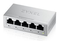 Zyxel GS-100 series GS-105B - Version 5 - switch - ohanterad - 5 x 10/100/1000 - skrivbordsmodell, väggmonterbar GS-105BV5-EU0101F