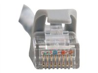 C2G Cat6 Booted Unshielded (UTP) Crossover Patch Cable - Övergångskabel - RJ-45 (hane) till RJ-45 (hane) - 5 m - UTP - CAT 6 - formpressad, hakfri, tvinnad - grå 83510