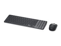 Dell Pro 7 KM746 - Sats med tangentbord och mus - uppladdningsbar - compact - trådlös - 2.4 GHz, Bluetooth - QWERTY - hela norden - svart - med 3 years NBD Advance Exchange KM746-BLK-PNN