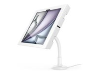 Compulocks - Monteringssats (flexible arm mount) - för surfplatta - inhägnad - låsbar - metallram - vit - skärmstorlek: 13" - bänk, väggmonterbar - för Apple 13-inch iPad Air (M2, M3) 159W13APXW