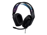 Logitech G G335 - Headset - fullstorlek - kabelansluten - 3,5 mm kontakt - Discord-certifierad 991-000432