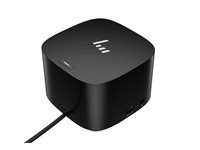 HP Thunderbolt Dock G4 - Dockningsstation - USB-C / Thunderbolt 4 - 2 x DP, Thunderbolt, USB-C, HDMI - 1GbE, 2.5GbE - 280 Watt - med kombinationskabel - Europa 4J0G4AA#ABB