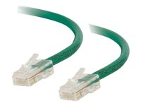 C2G Cat5e Non-Booted Unshielded (UTP) Network Patch Cable - Patch-kabel - RJ-45 (hane) till RJ-45 (hane) - 2 m - UTP - CAT 5e - tvinnad, enhetsstart - grön 83063