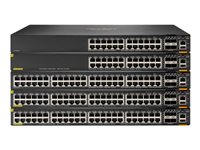 HPE Aruba 6200M 24G Class4 PoE 4SFP+ - Switch - L3 - Administrerad - 24 x 10/100/1000 (PoE+) + 4 x 1 Gigabit/10 Gigabit SFP+ (upplänk/stackning) - framsidan och sida till baksidan - rackmonterbar - PoE+ (740 W) R8Q68A