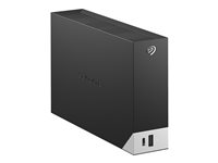 Seagate One Touch with hub STLC4000400 - Hårddisk - 4 TB - extern (desktop) - USB 3.0 - svart - med Seagate Rescue Data Recovery STLC4000400