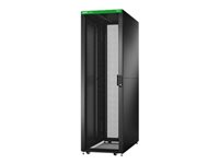 APC Easy Rack - Rack (vertikal) - skåp - plattpack - svart - 42U - 19" ER6202FP1