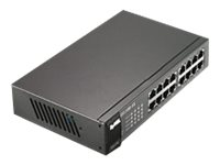 Zyxel GS-1100-16 V3 - Switch - 16 x 10/100/1000 - skrivbordsmodell, rackmonterbar GS1100-16-EU0103F
