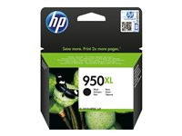 HP 950XL - 53 ml - Lång livslängd - svart - original - Officejet - bläckpatron - för Officejet Pro 251dw, 276dw, 8100, 8600, 8610, 8620, 8630 CN045AE#301