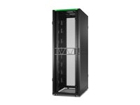APC NetShelter SX Gen 2 - Rack skåp - 2258 H x 750 B x 1200 D mm, med sidor - golvstående - svart - 48U - 19" - TAA-kompatibel - för P/N: SC500RM1U, SRT10KXLTUS, SRT2200RMXLAUS, SRT3000RMXLT-NC, SRTL2K2RM1UWC, SRTL3KRM1UIC AR3357B2