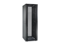 APC NetShelter SX Enclosure with Sides - Rack - svart - 48U - 19" - för P/N: SUA1000RM2U, SUA1000RM2U-TU, SUA1000RMI2U, SUA2200RMXLI3U, SUA5000RMI5U AR3157