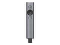 Logitech Spotlight Plus - Presentationsfjärrkontroll - 3 knappar - skiffer 910-005166