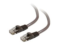 C2G Cat5e Booted Unshielded (UTP) Network Patch Cable - Patch-kabel - RJ-45 (hane) till RJ-45 (hane) - 3 m - UTP - CAT 5e - formpressad, hakfri, tvinnad - brun 83676