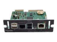 Schneider Electric Network Management Card 3 with Environmental Monitoring and Modbus - Adapter för administration på distans - SmartSlot - Gigabit Ethernet - för P/N: SMTL2200RM2UC, SMTL2200RM2UCNC, SMTL3000RM2UC, SMTL3000RM2UCNC, SMX1500RM2UCNC AP9643