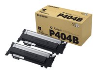 HP CLT-P404B - 2-pack - svart - original - tonerkassett (SU364A) - för Samsung CLX-3302, 3303, 3304, 3307; Xpress SL-C432, C433, C462, C463, C467, C482, C483 SU364A