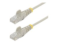 StarTech.com 50cm Slim LSZH CAT6 Ethernet Cable, 10 Gigabit Snagless RJ45 100W PoE Patch Cord, CAT 6 10GbE UTP Network Cable w/Strain Relief, Grey, ETL, Low Smoke Zero Halogen - Category 6 - 28AWG (N6PAT50CMGRS) - Patch-kabel - RJ-45 (hane) till RJ-45 (hane) - 50 cm - CAT 6 - hakfri - grå N6PAT50CMGRS
