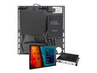 Crestron Flex UC-CX100-T-WM - För Microsoft Teams - Integrator Kit - paket för videokonferens (pekskärmskonsol, mini-dator, sändare) - svart - med Wall Mounted Control Interface UC-CX100-T-WM