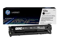 HP 131x - Lång livslängd - svart - original - LaserJet - tonerkassett (CF210X) - för LaserJet Pro 200 M251n, 200 M251nw, 200 M276nw, MFP M276n, MFP M276nw CF210X