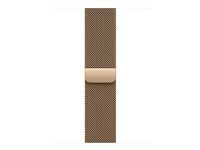 Apple - Slinga för smart klocka - 42mm - 130 - 180 mm - guld - för Watch Hermès Series 7, Hermès Series 9, SE 3, Series 10, Series 11, Series 8, Series 9 MGJ04ZM/A