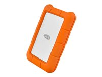 LaCie Rugged Secure STFR2000403 - Hårddisk - krypterat - 2 TB - extern (portabel) - USB 3.1 Gen 1 (USB-C kontakt) - 256 bitars AES - med 2 års Rescue Data Recovery Service-plan STFR2000403