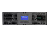 HPE UPS R5000 G2 - UPS (kan monteras i rack) - AC 230 V - 4.5 kW - 5000 VA - utgångskontakter: 5 - 3U - Nordamerika, Japan Q7G10A